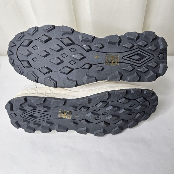 French Connection Petta Lace up Fashion Sneaker White Brown Gray Size 8 - Picture 10 of 12